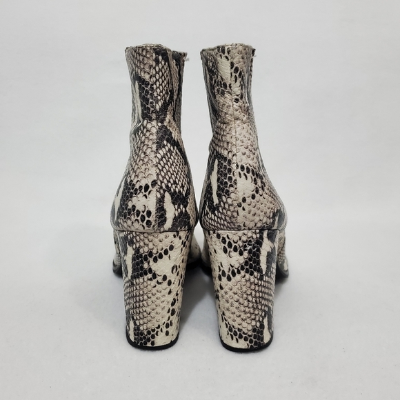 Seychelles Leather Reptile Print Ankle Boots - Picture 4 of 8